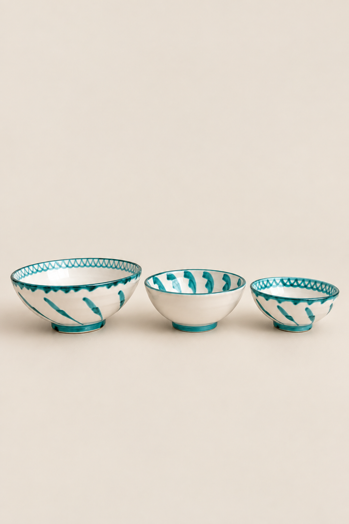 Set de cuencos granaíno verde