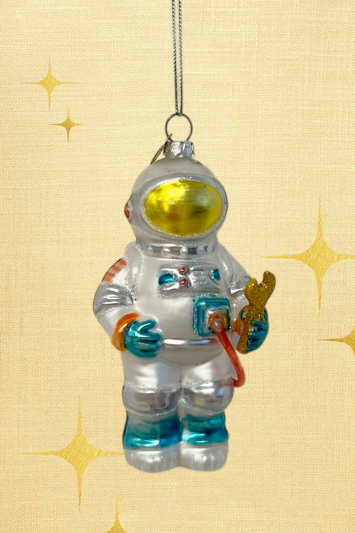 Astronauta colgante de cristal - Adorno Navidad