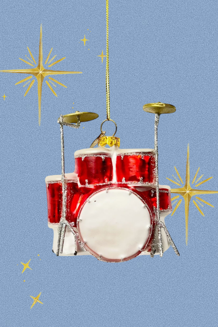 Batería colgante de cristal - Adorno Navidad