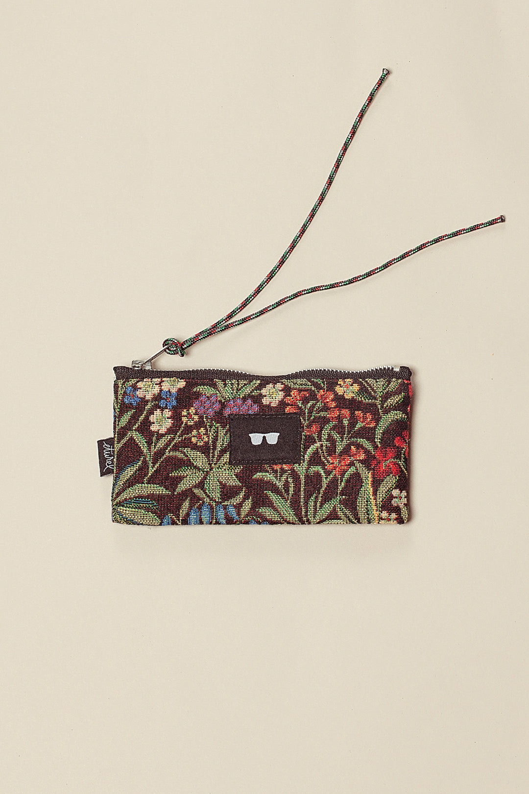 Funda de gafas tejido jacquard flores margaritas