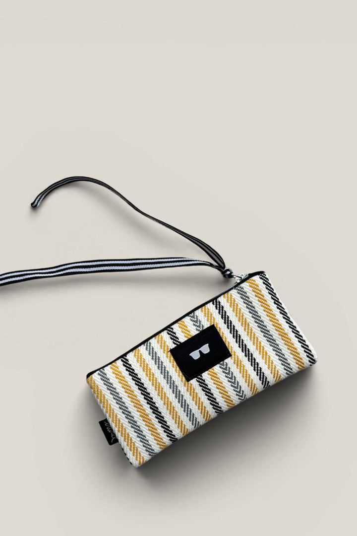 Funda de gafas sarga de burgos miel