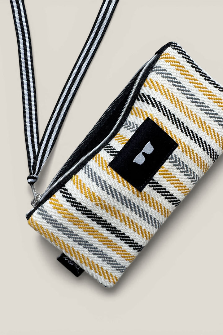 Funda de gafas sarga de burgos miel
