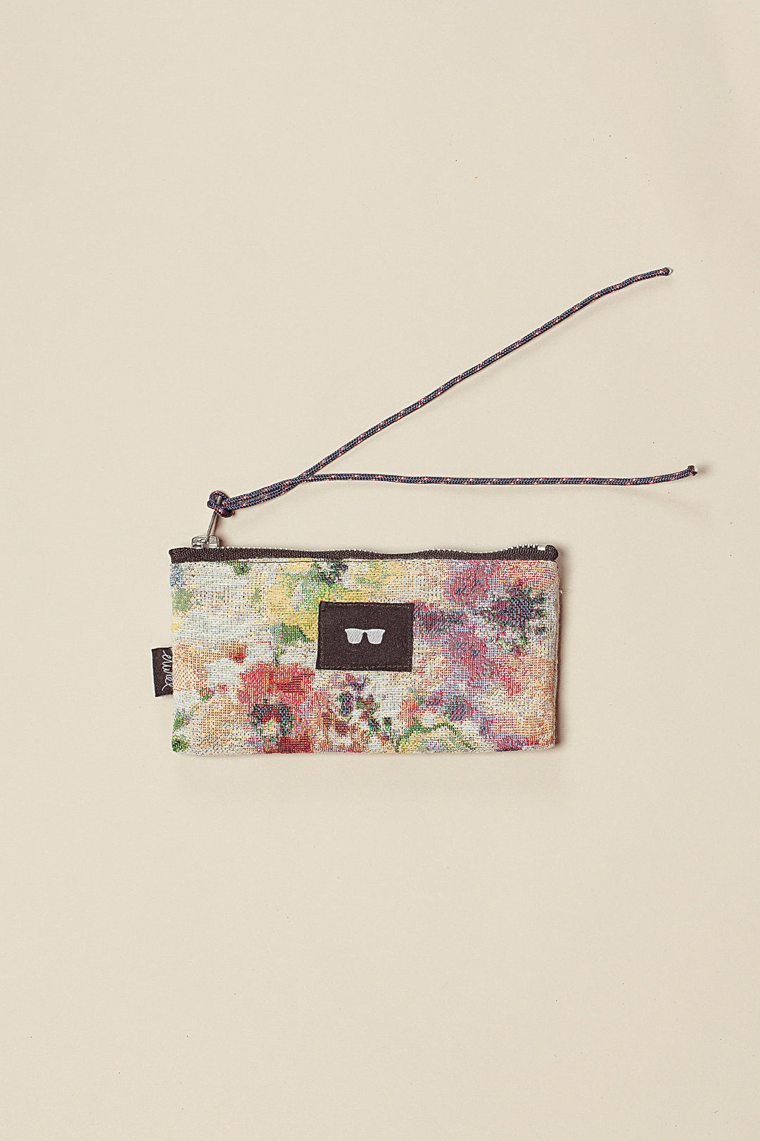 Funda de gafas tejido jacquard flores amapolas