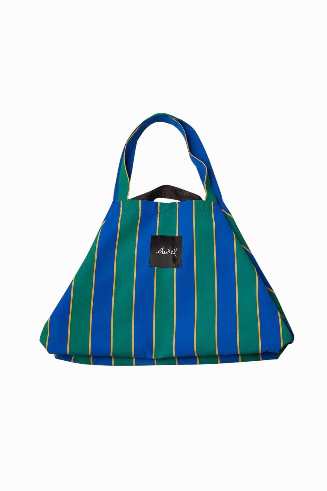 Bolso shopper maxi lona toldo rayas (Muestrario)