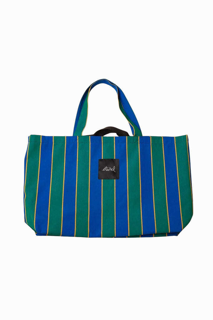Bolso shopper maxi lona toldo rayas (Muestrario)