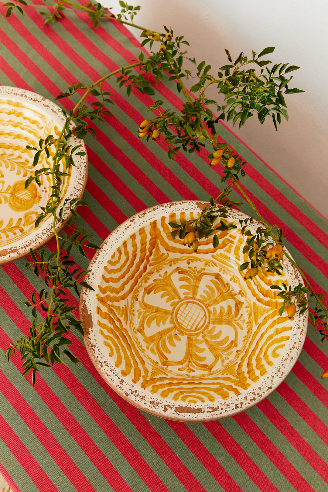 Lebrillos granaínos naranja ácida