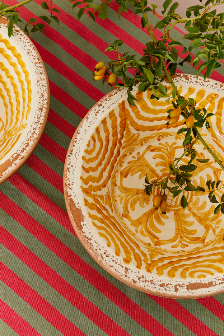 Lebrillos granaínos naranja ácida