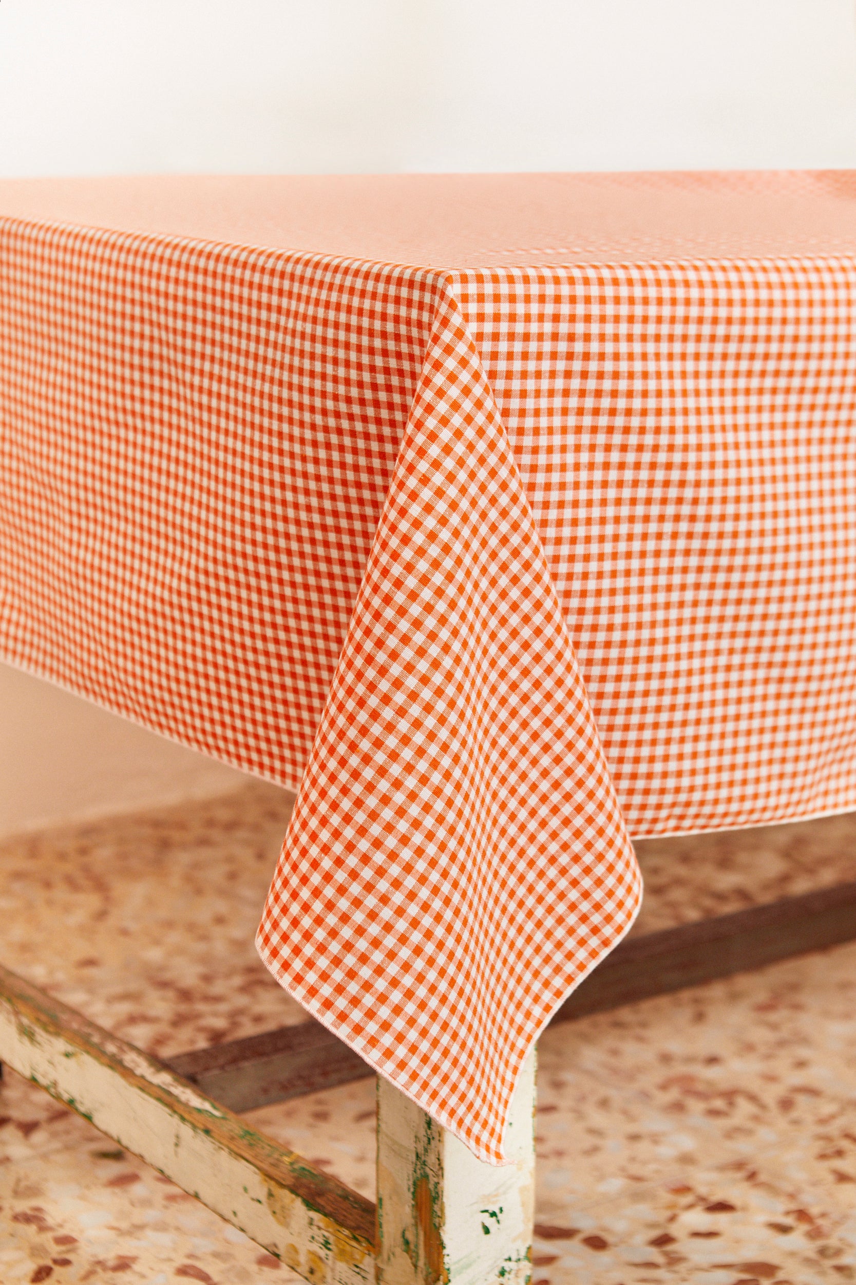 Mantel Cuadros Vichy Naranja Eturelmadrid Mantel Cuadros Vichy Naranja Eturelmadrid