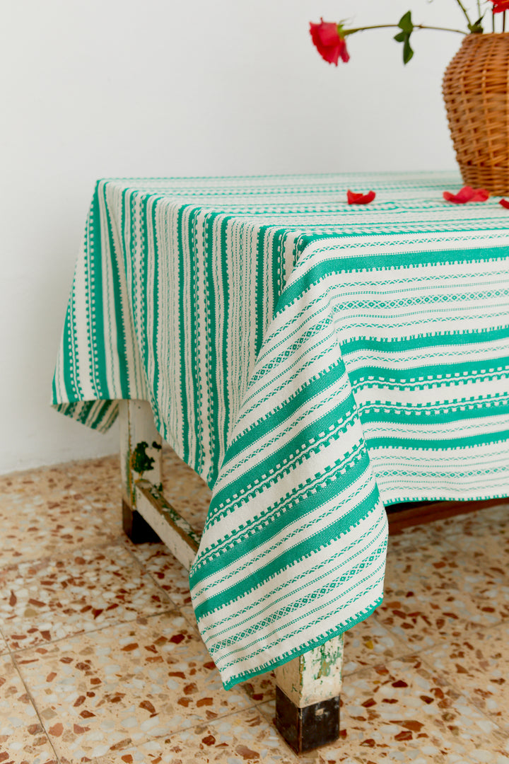 Mantel alpujarra verde