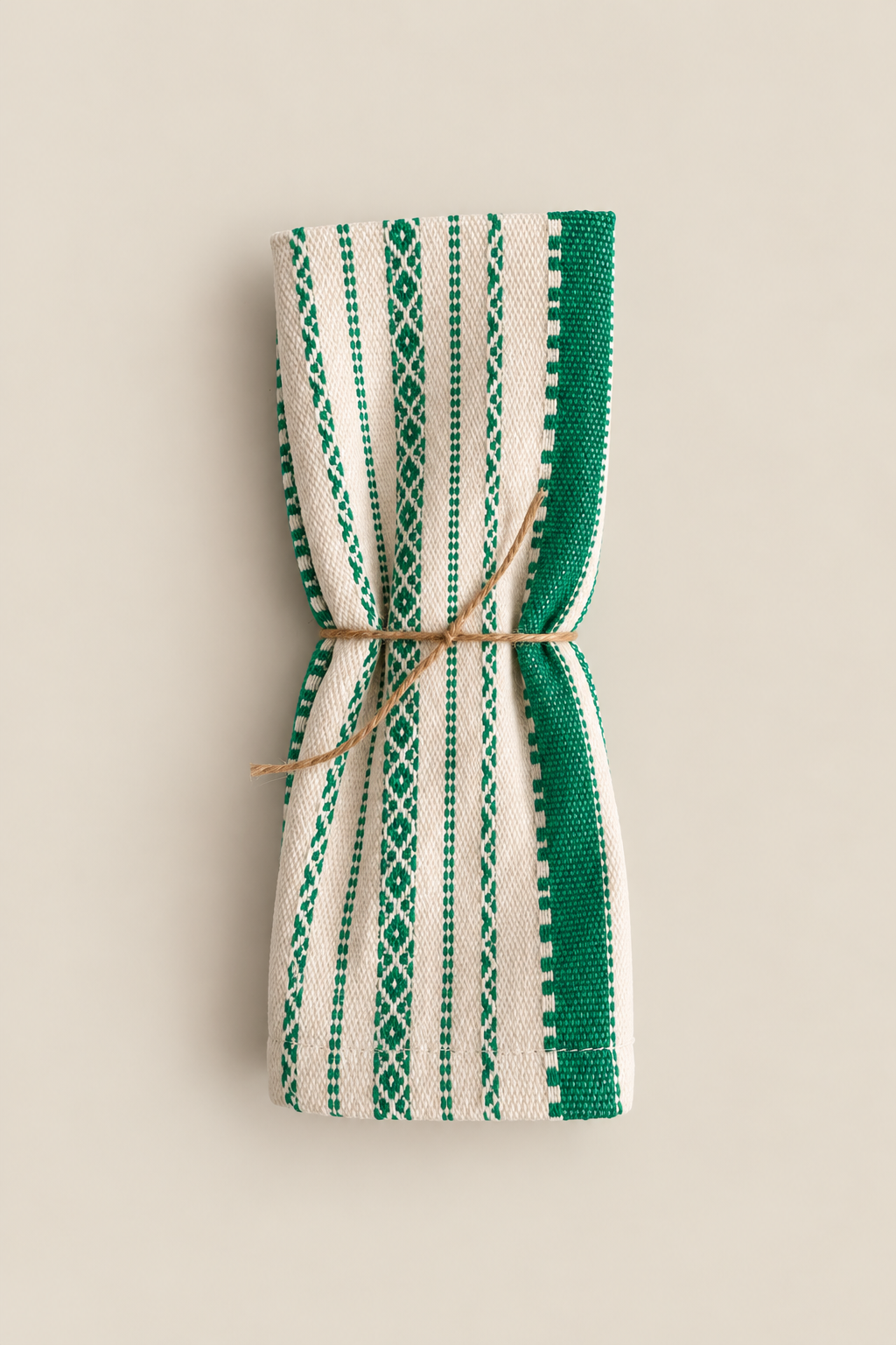 Mantel individual alpujarra verde (pack de 2)