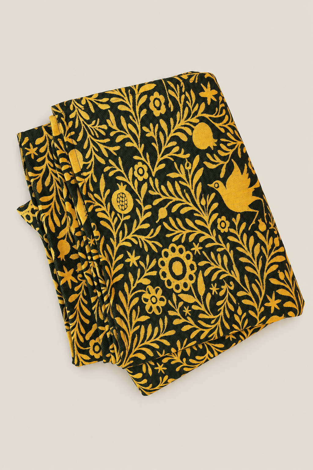 Mantel jacquard granaíno amarillo