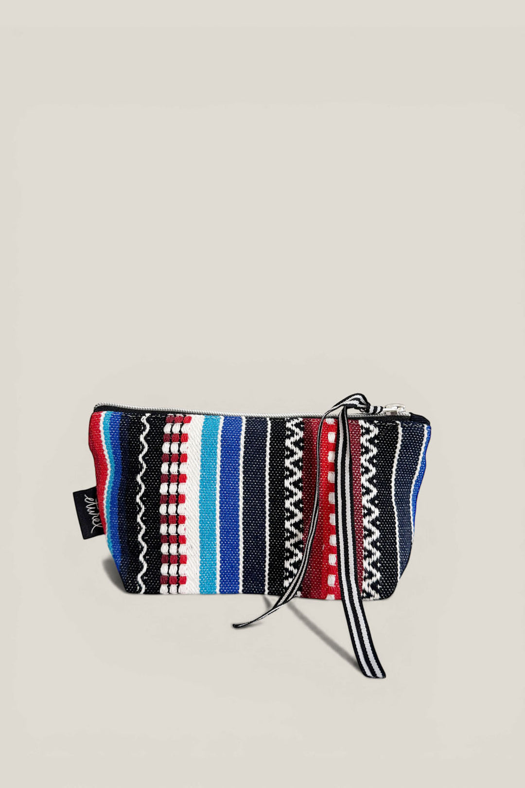 Neceser/estuche tejido manchego azul