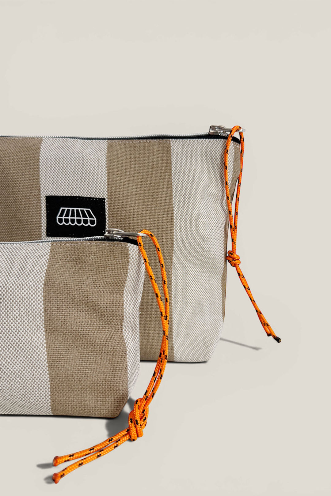Neceser/estuche lona toldo beige