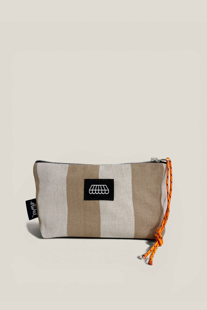 Neceser/estuche lona toldo beige