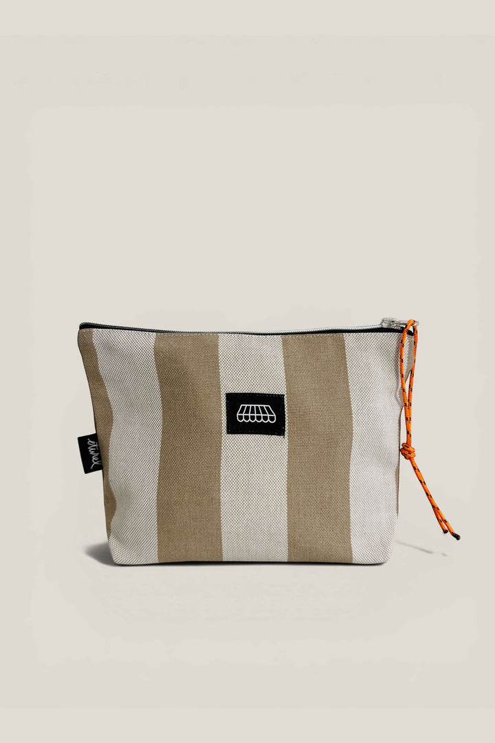 Neceser/estuche lona toldo beige