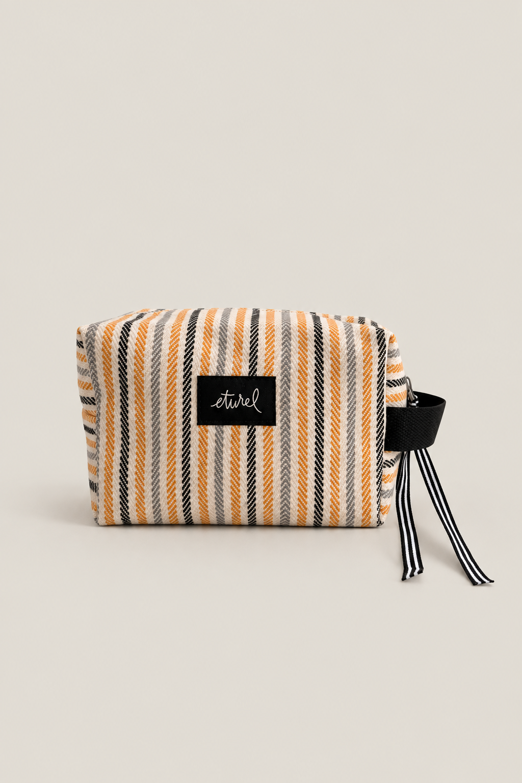 Neceser rectangular sarga de burgos miel