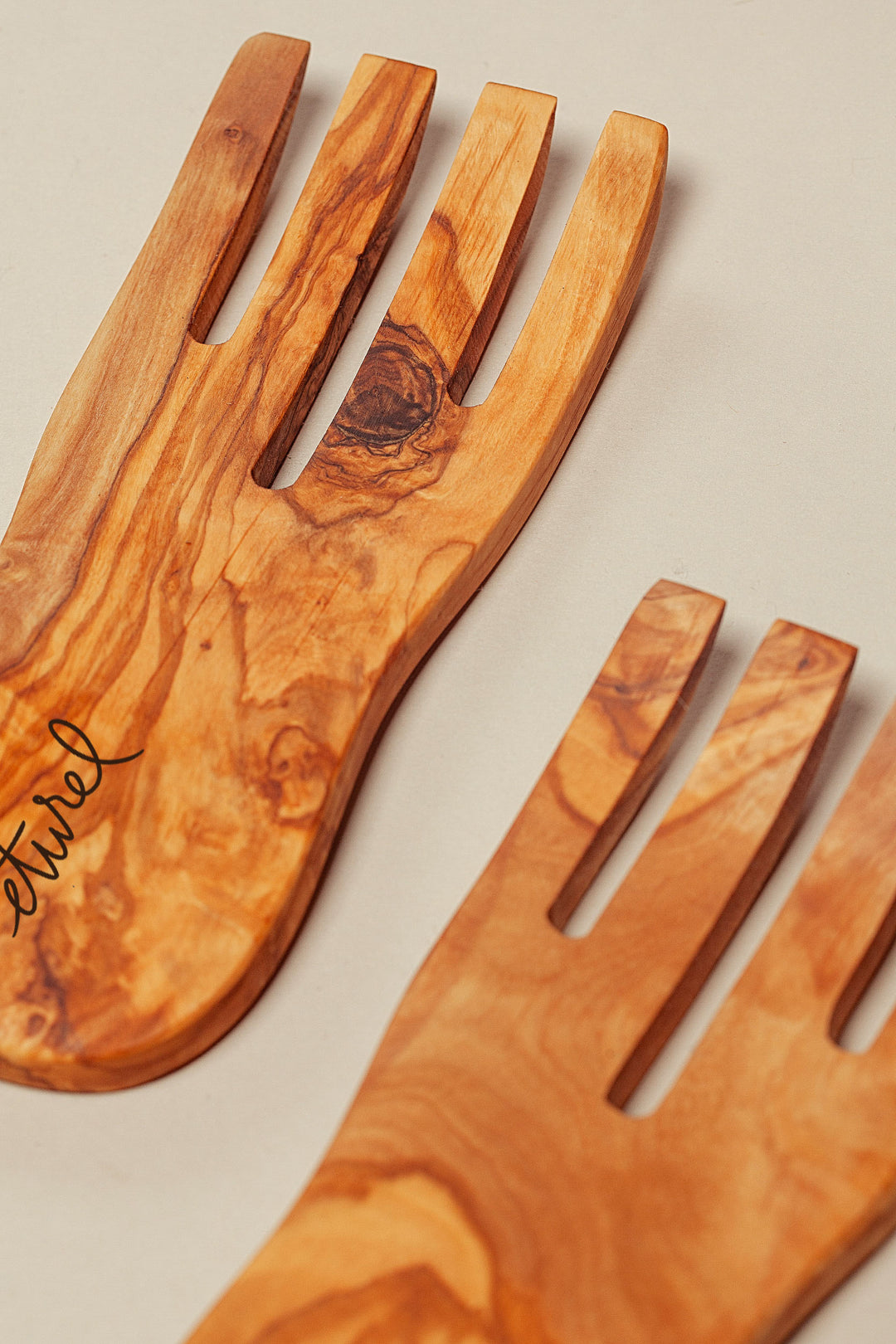 Pack palas ensalada de madera de olivo