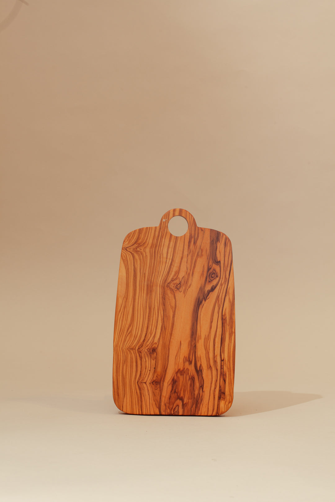 Tabla de madera de olivo rectangular