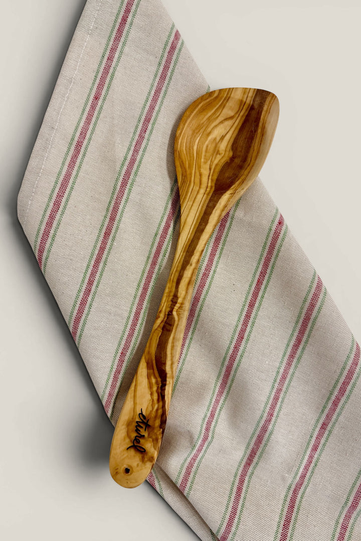 Cuchara pico de madera de olivo