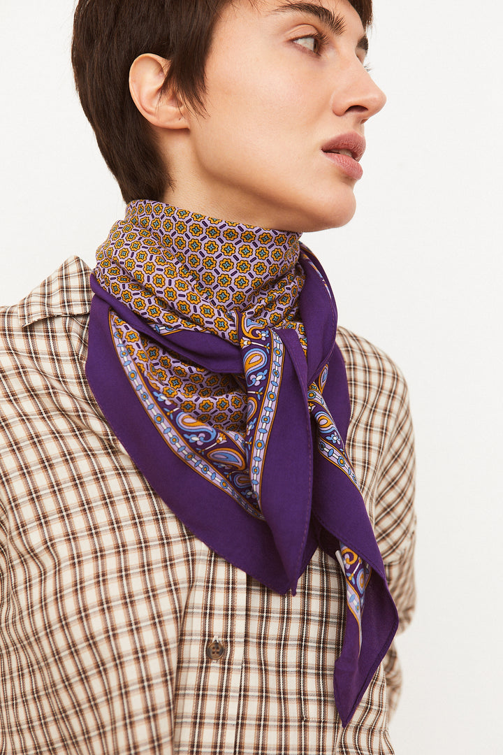 Pañuelo aragonés morado