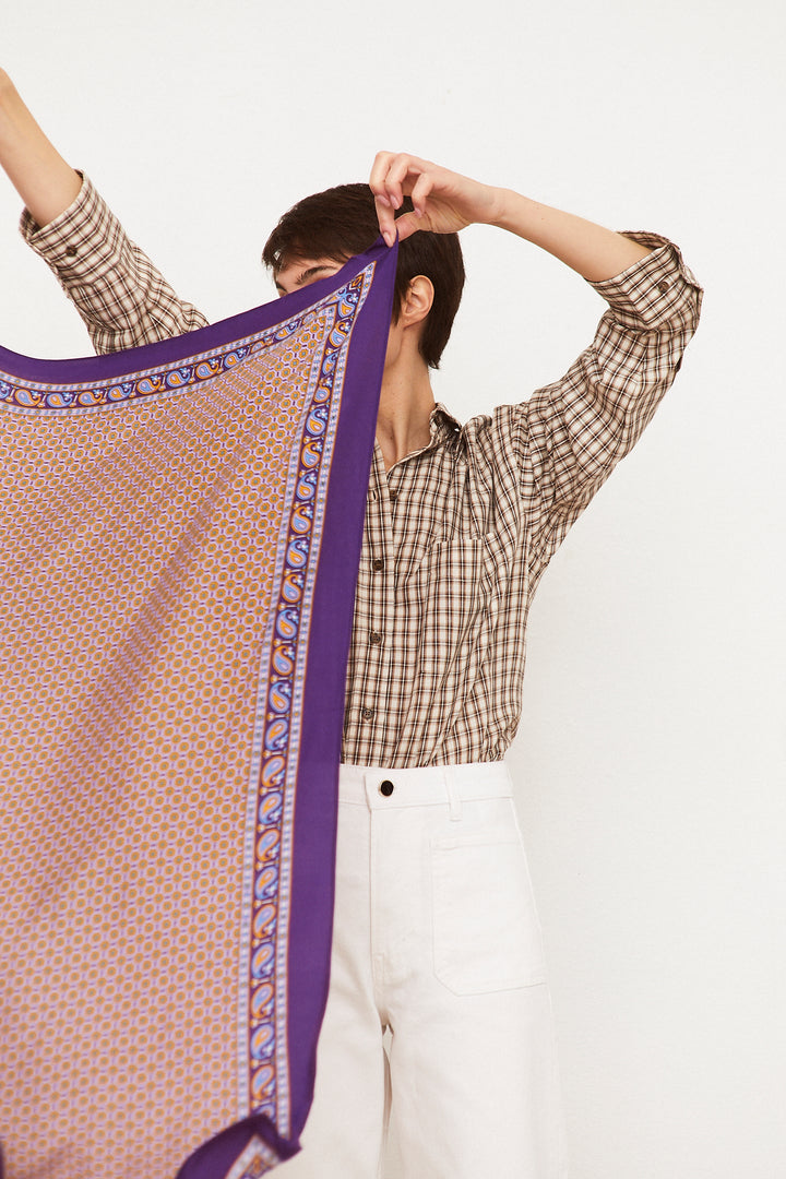 Pañuelo aragonés morado