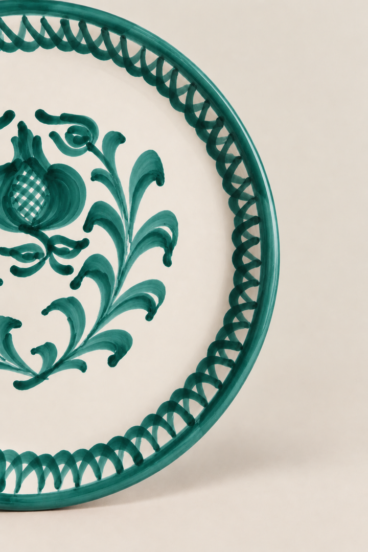 Plato granaíno verde
