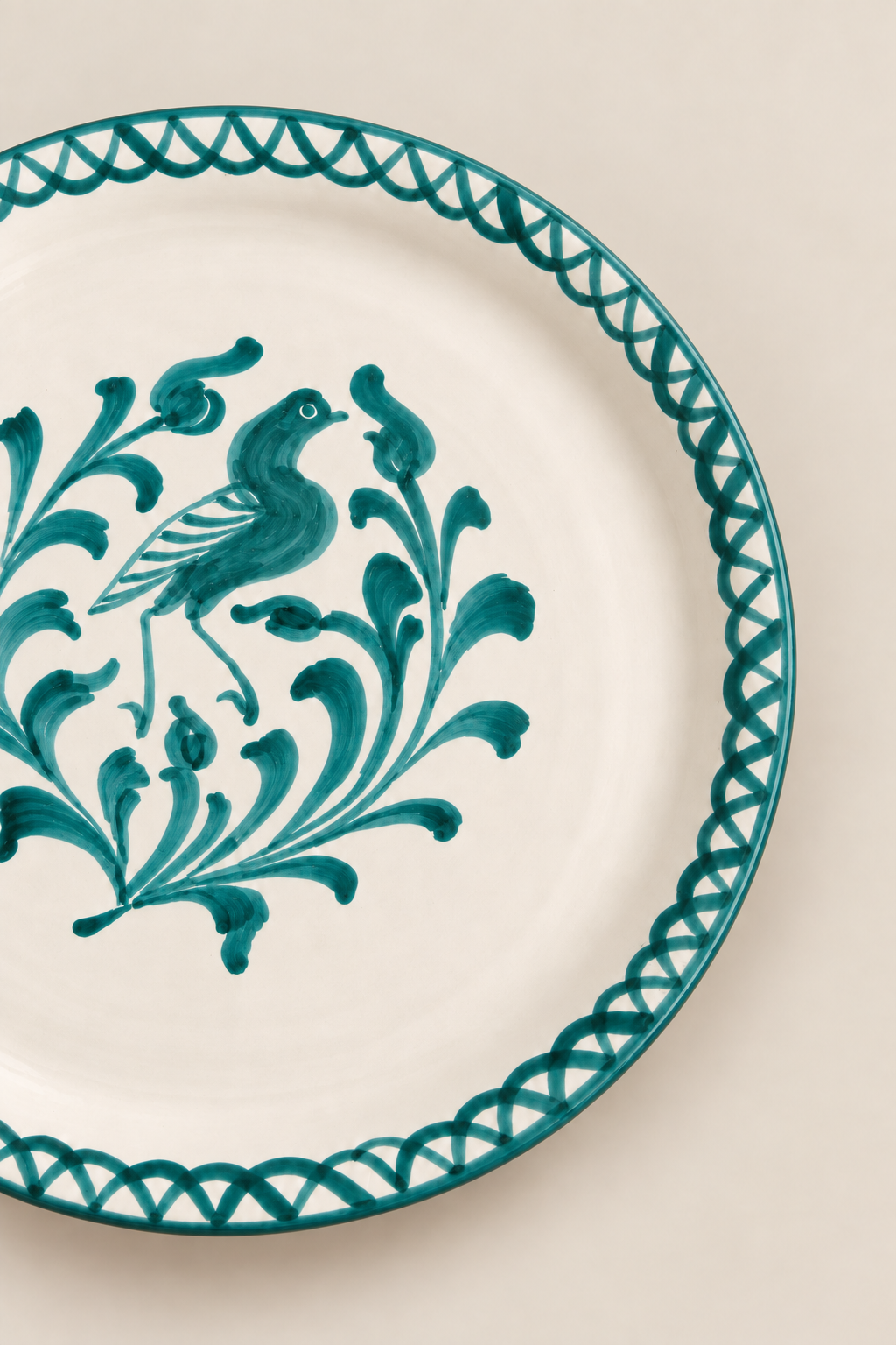 Plato granaíno verde
