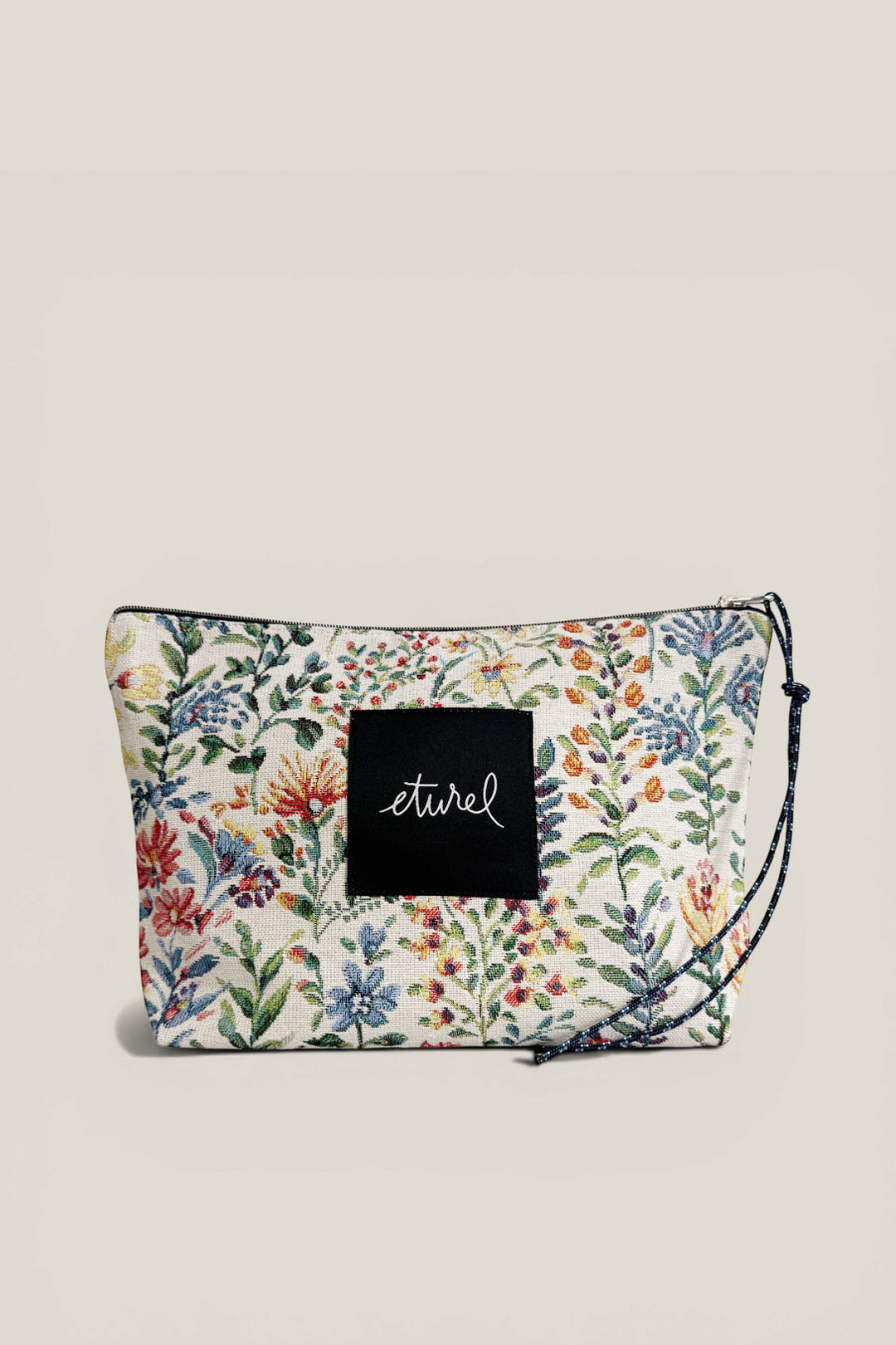 Pouch tejido jacquard azaleas