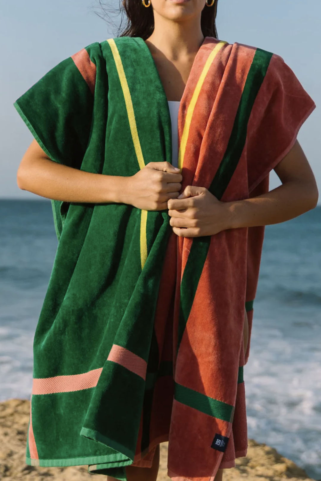 Toalla playa vintage bosque