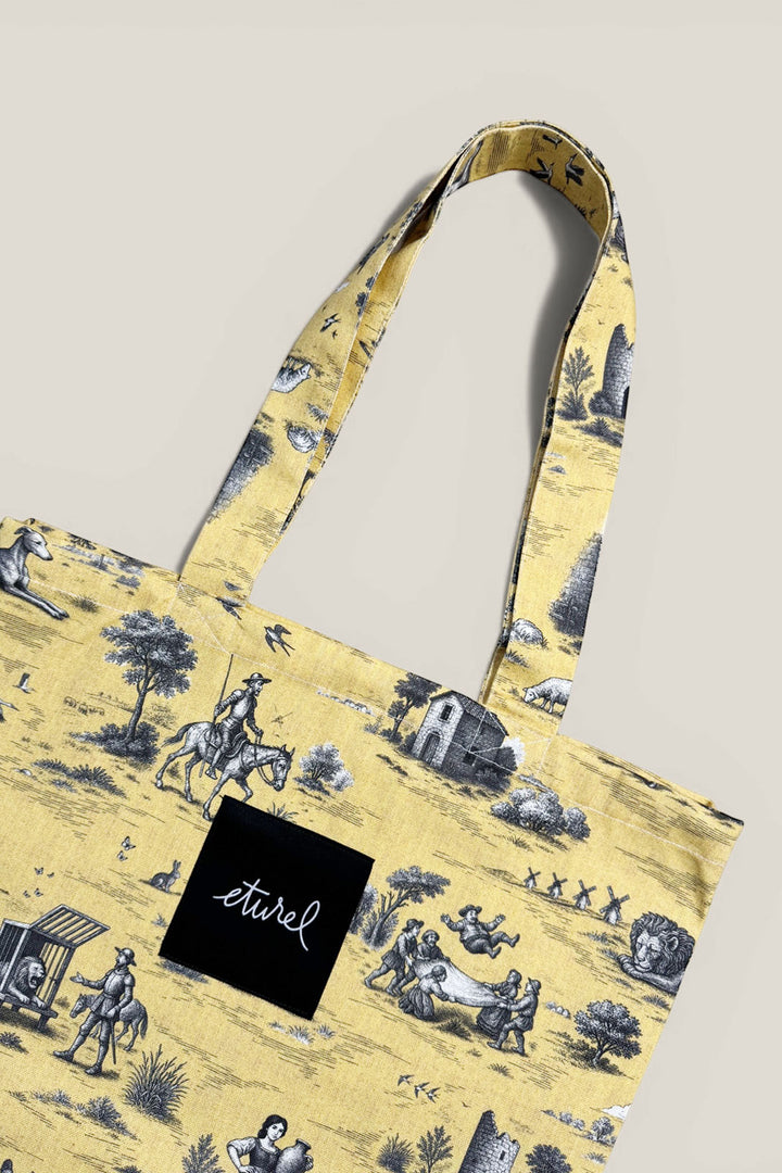 Tote bag quijote amarillo