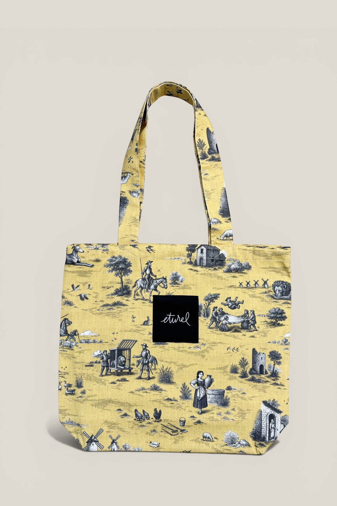 Tote bag quijote amarillo