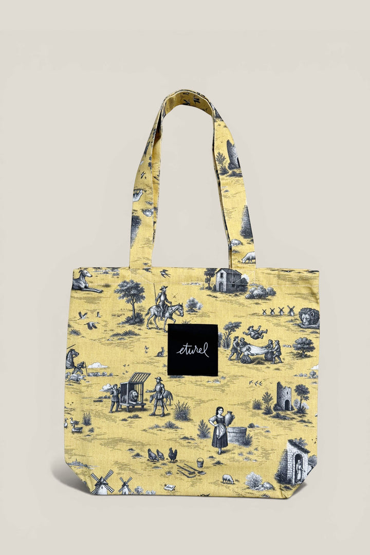 Tote bag quijote amarillo