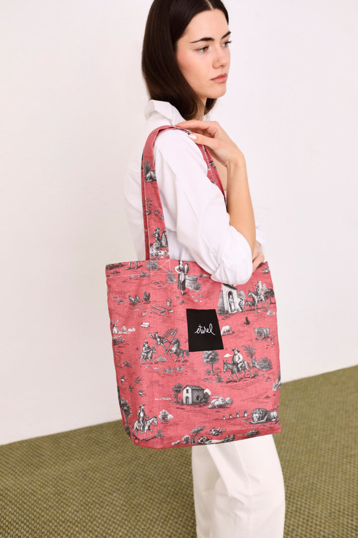 Tote bag quijote rojo