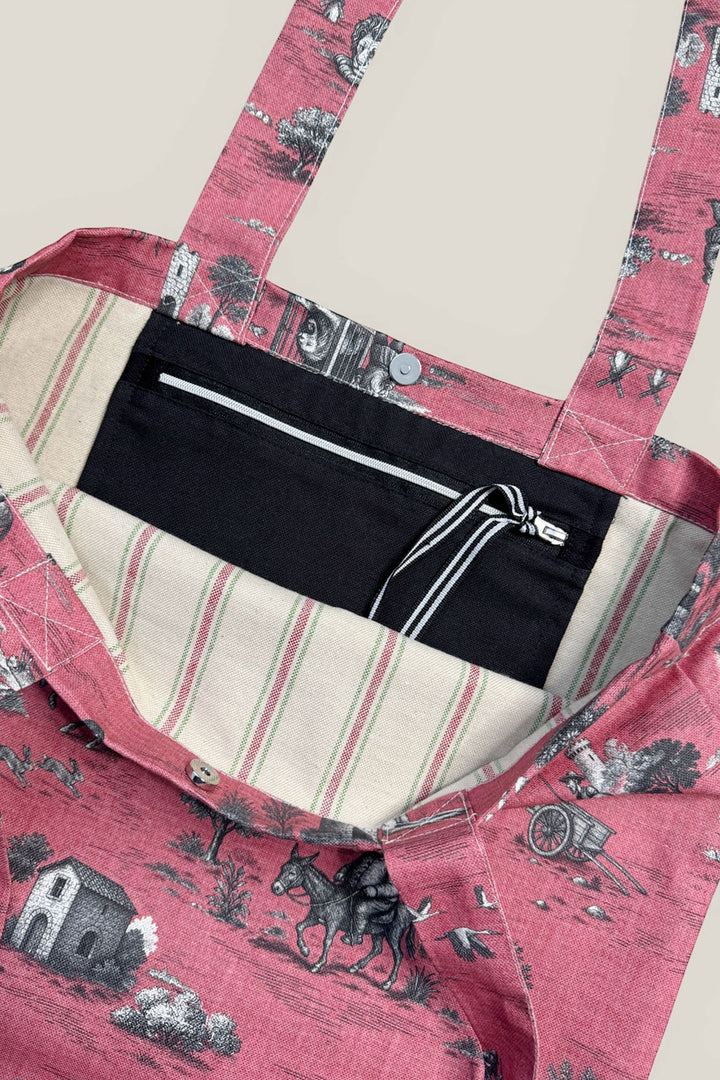 Tote bag quijote rojo