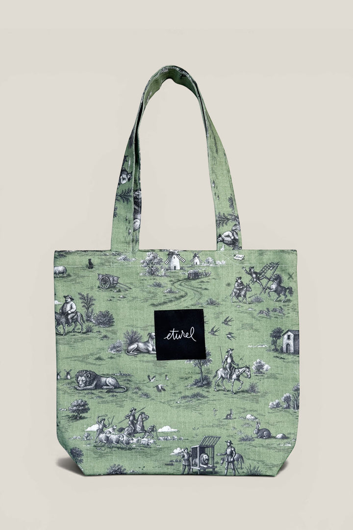 Tote bag quijote verde