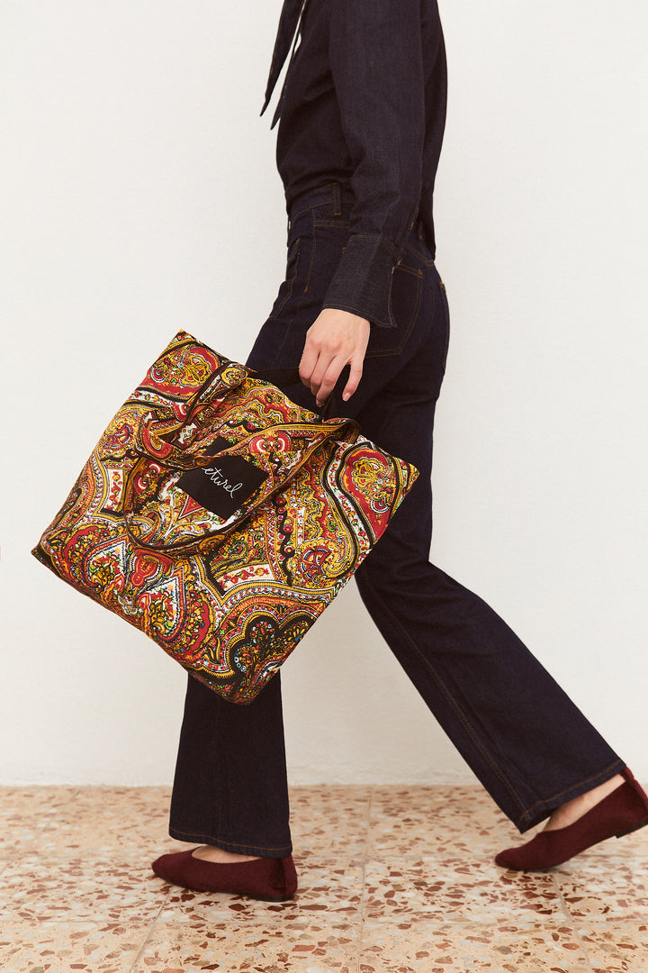 Bolso tote folklore Cien Colores