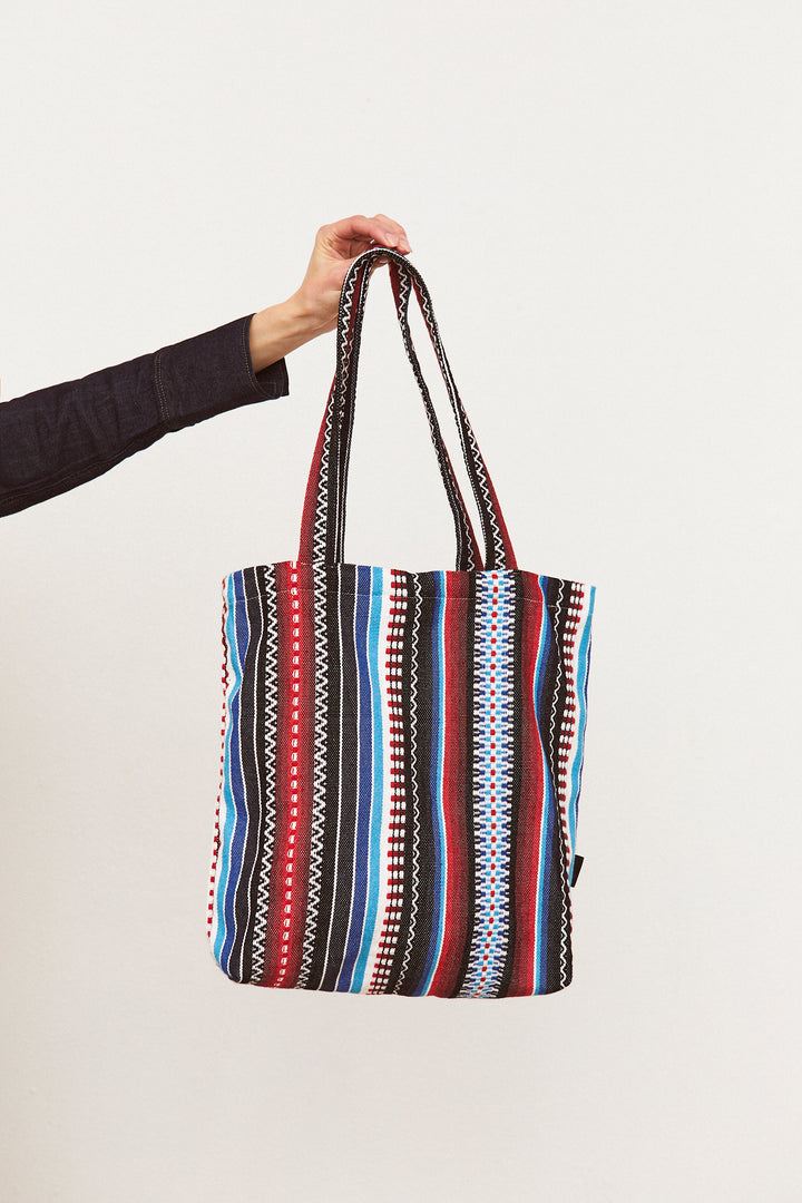 Tote Bag tejido manchego azul