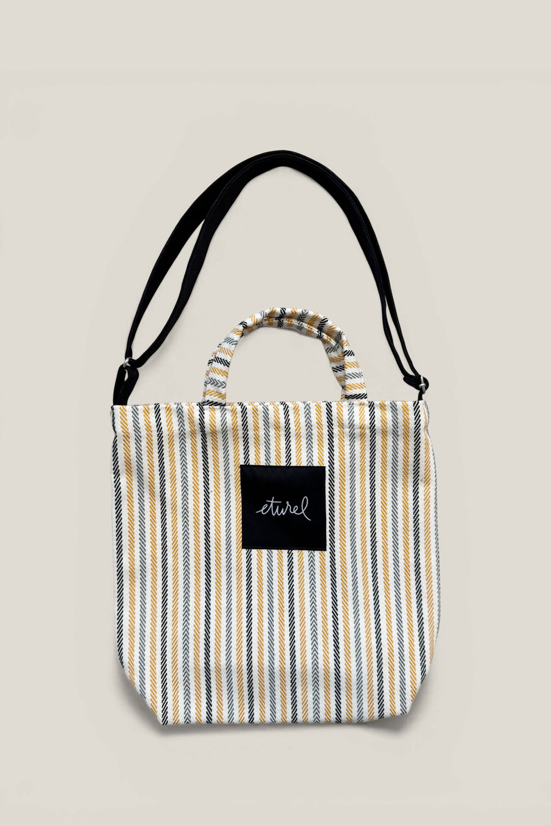 Tote bag cruzada sarga de burgos miel
