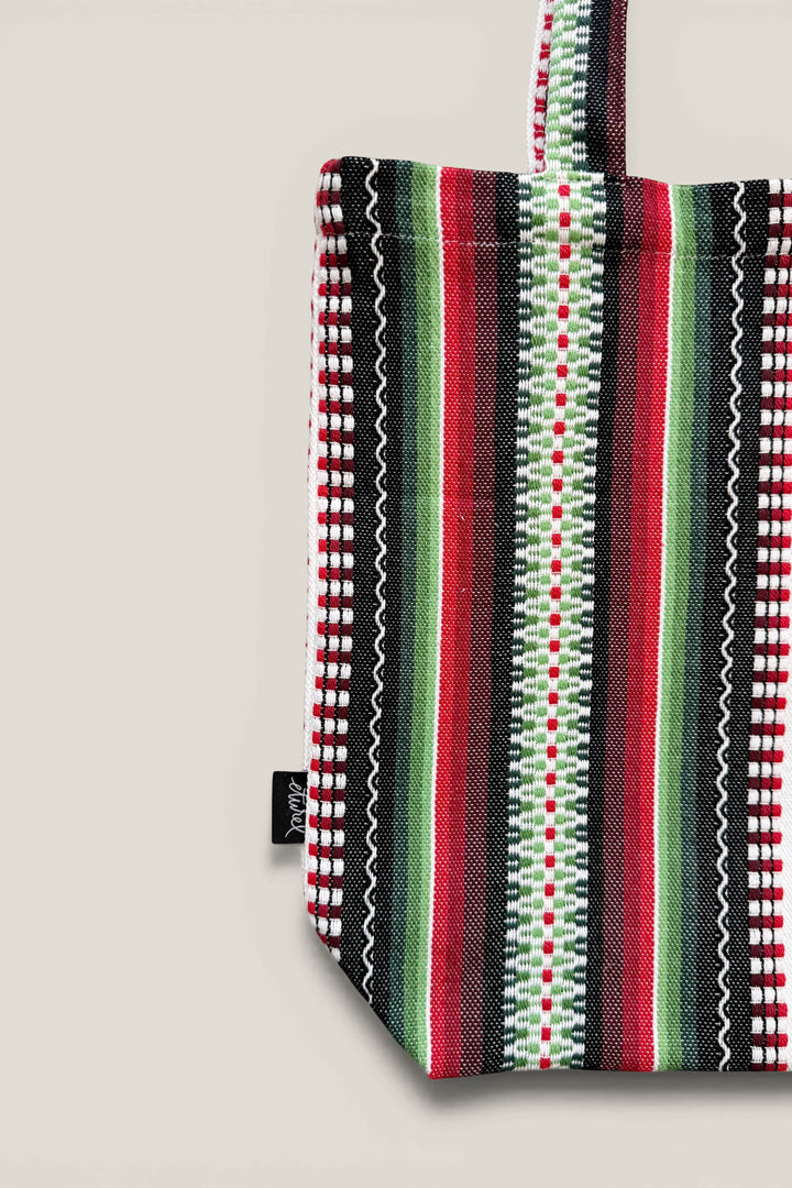 Tote Bag tejido manchego verde
