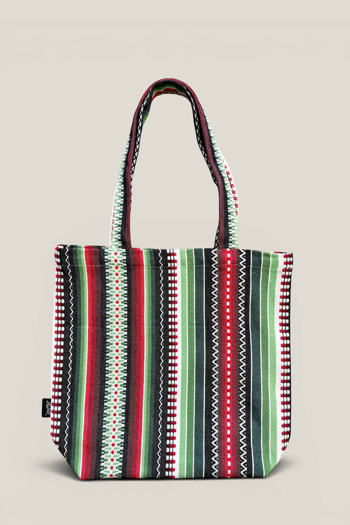 Tote Bag tejido manchego verde