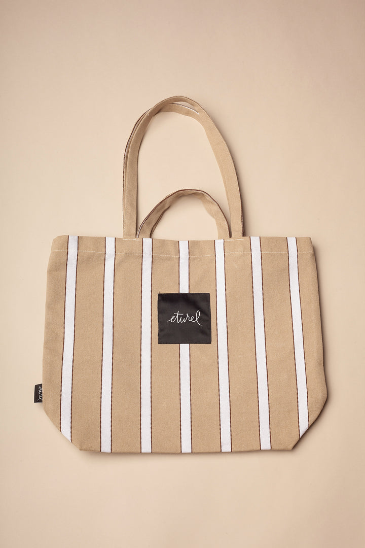 Bolso tote lona hamaca beige