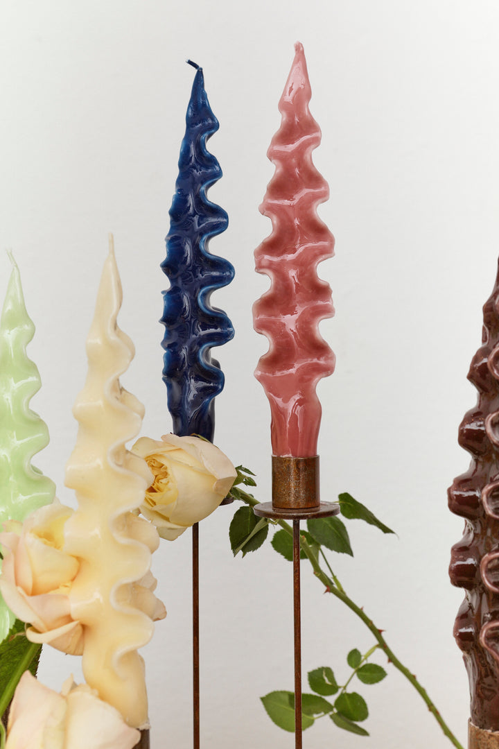 Vela brillante de cera mineral - Fusilli