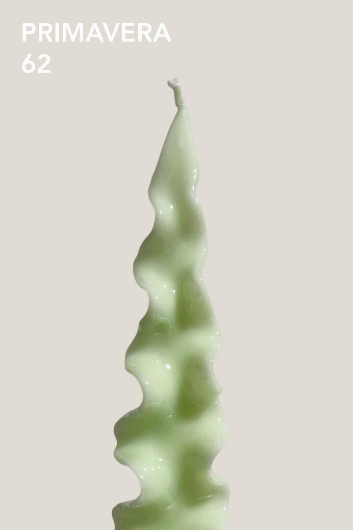 Vela brillante de cera mineral - Fusilli