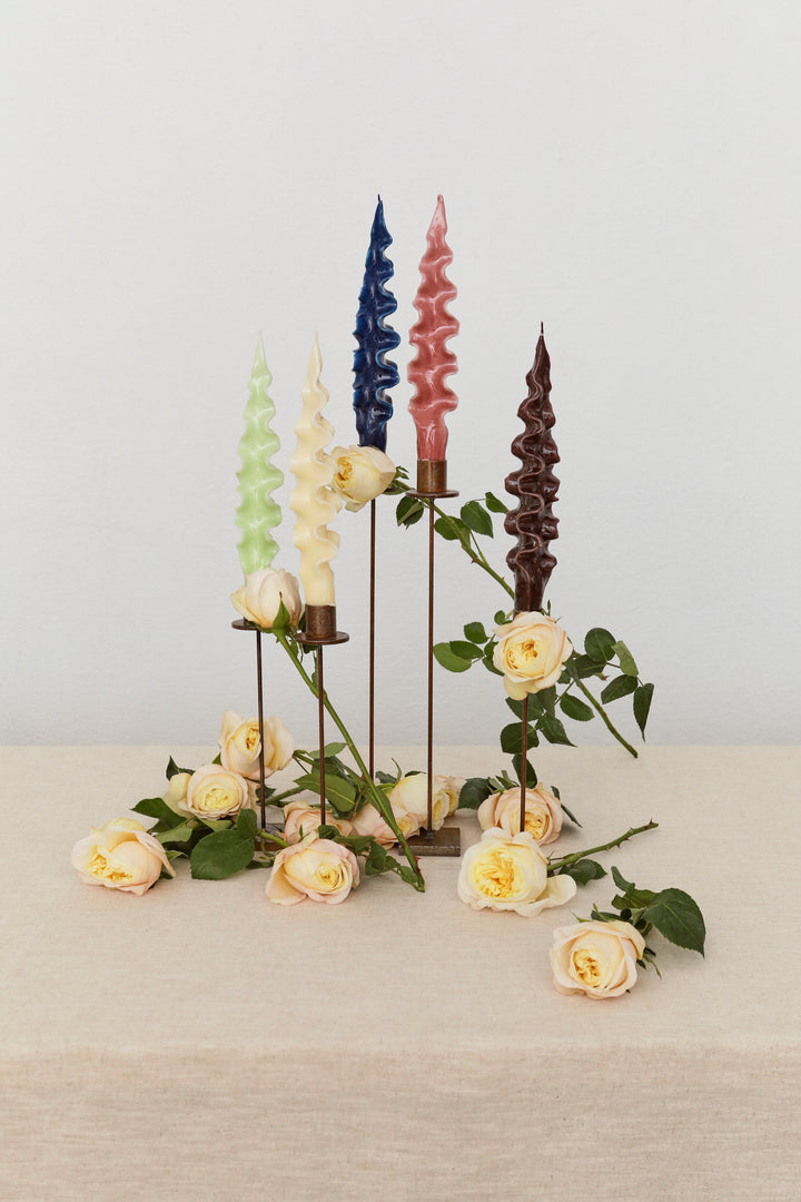 Vela brillante de cera mineral - Fusilli