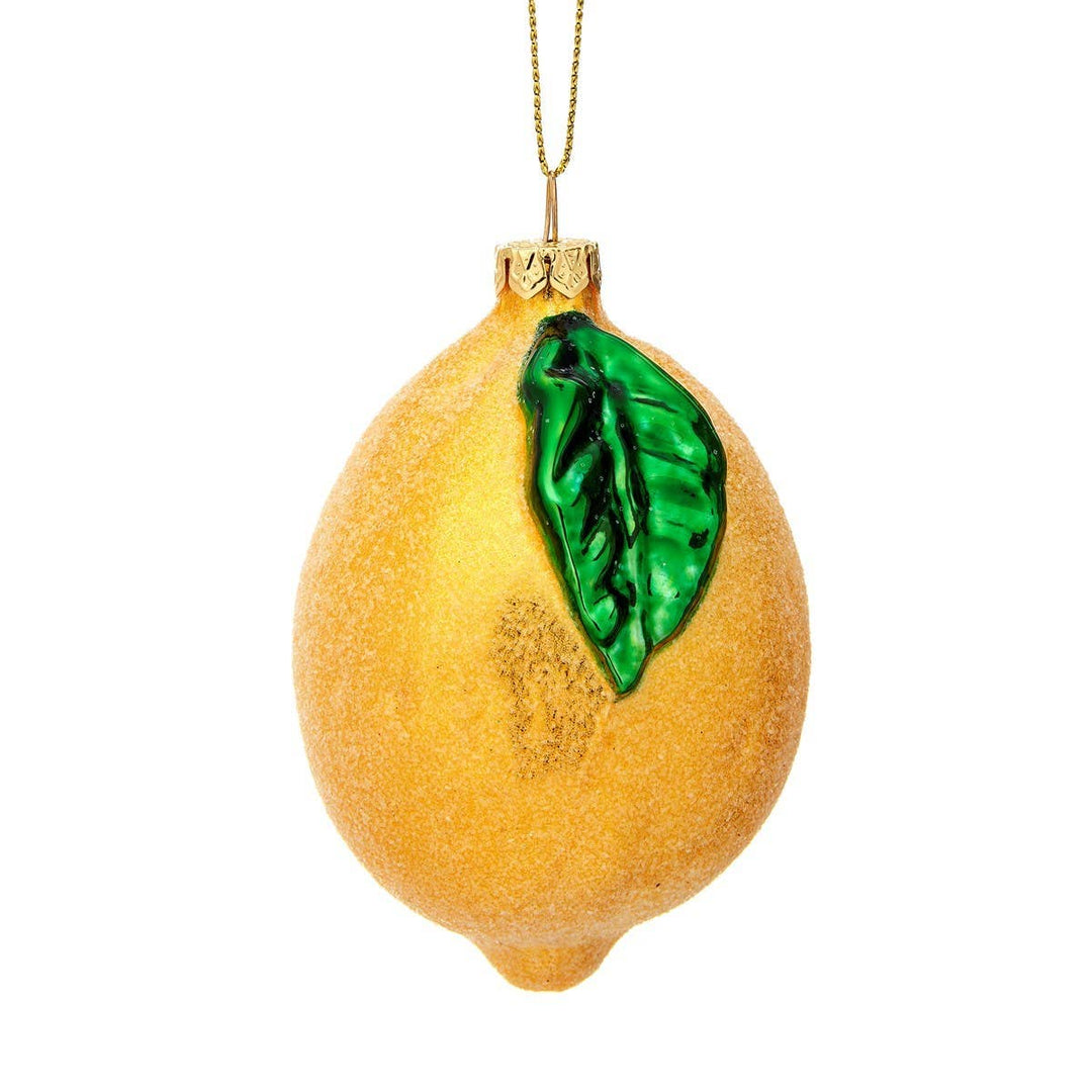 Limón colgante de cristal - Adorno Navidad