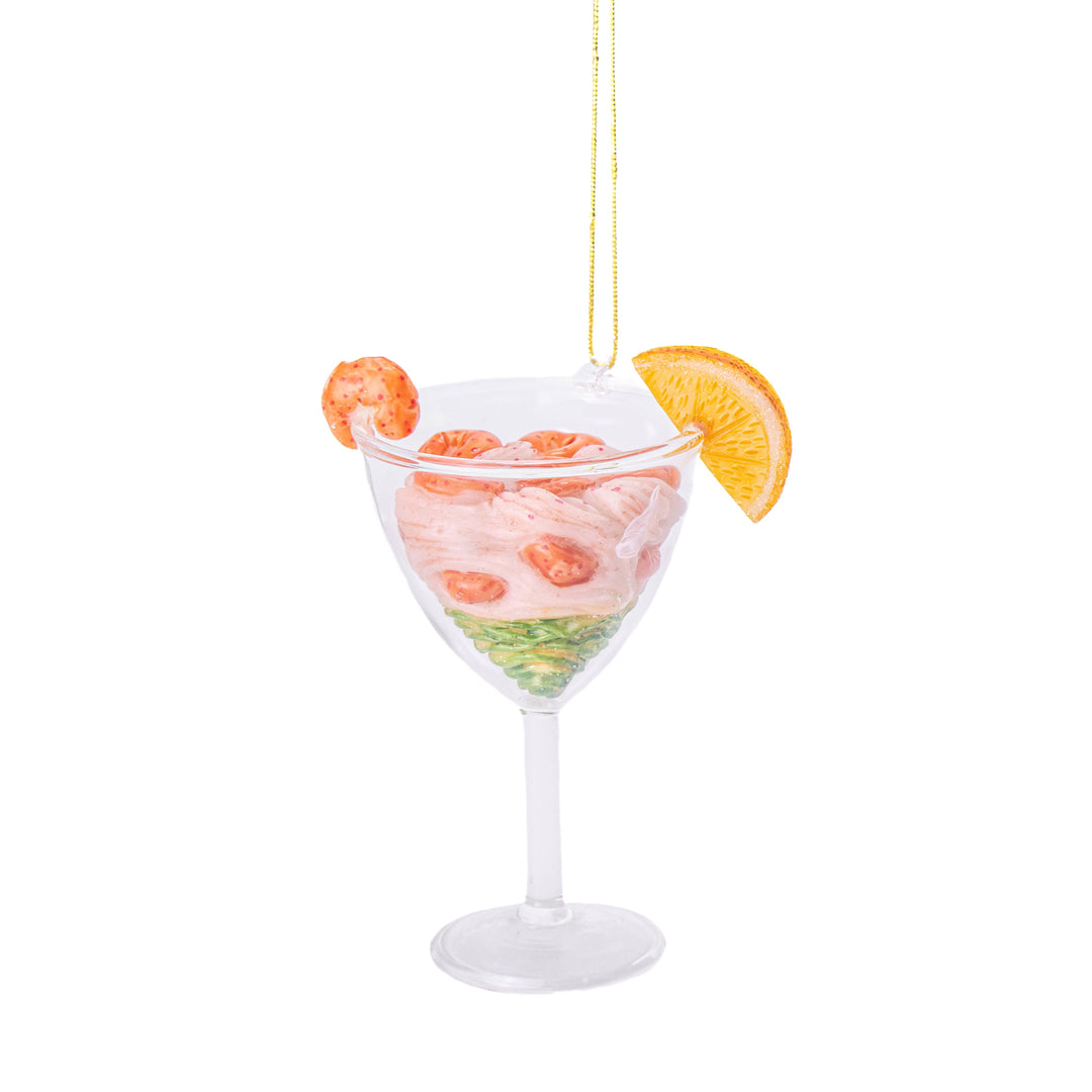 Cóctel de gambas colgante de cristal - Adorno Navidad | PREVENTA