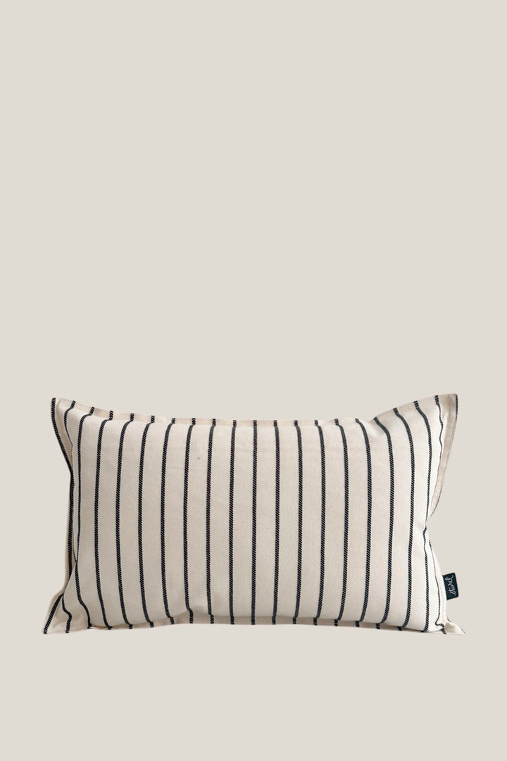 Funda cojín cadena negro 30cmx50cm