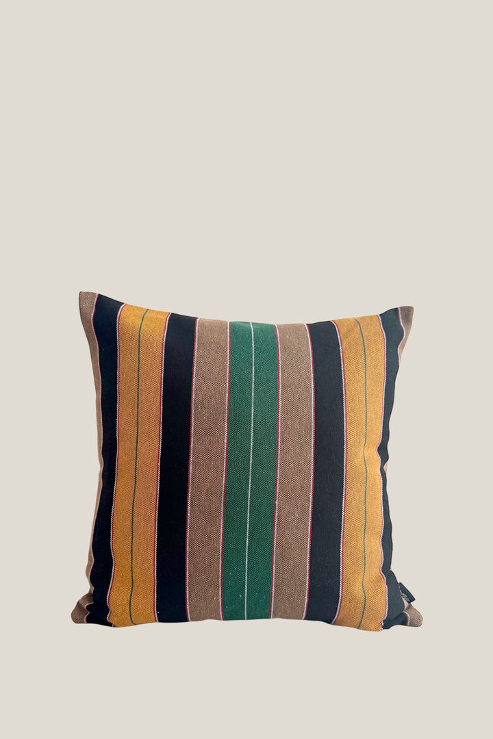 Funda cojín tejido manchego rayas 50cmx50cm