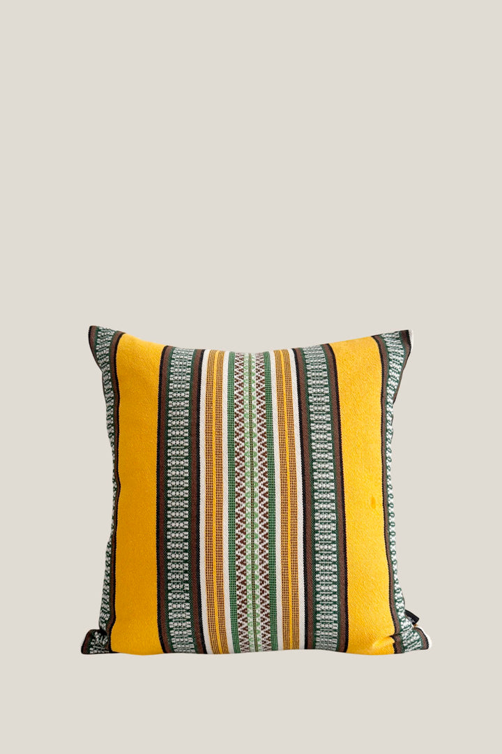 Funda cojín tejido morellano verde 50cmx50cm