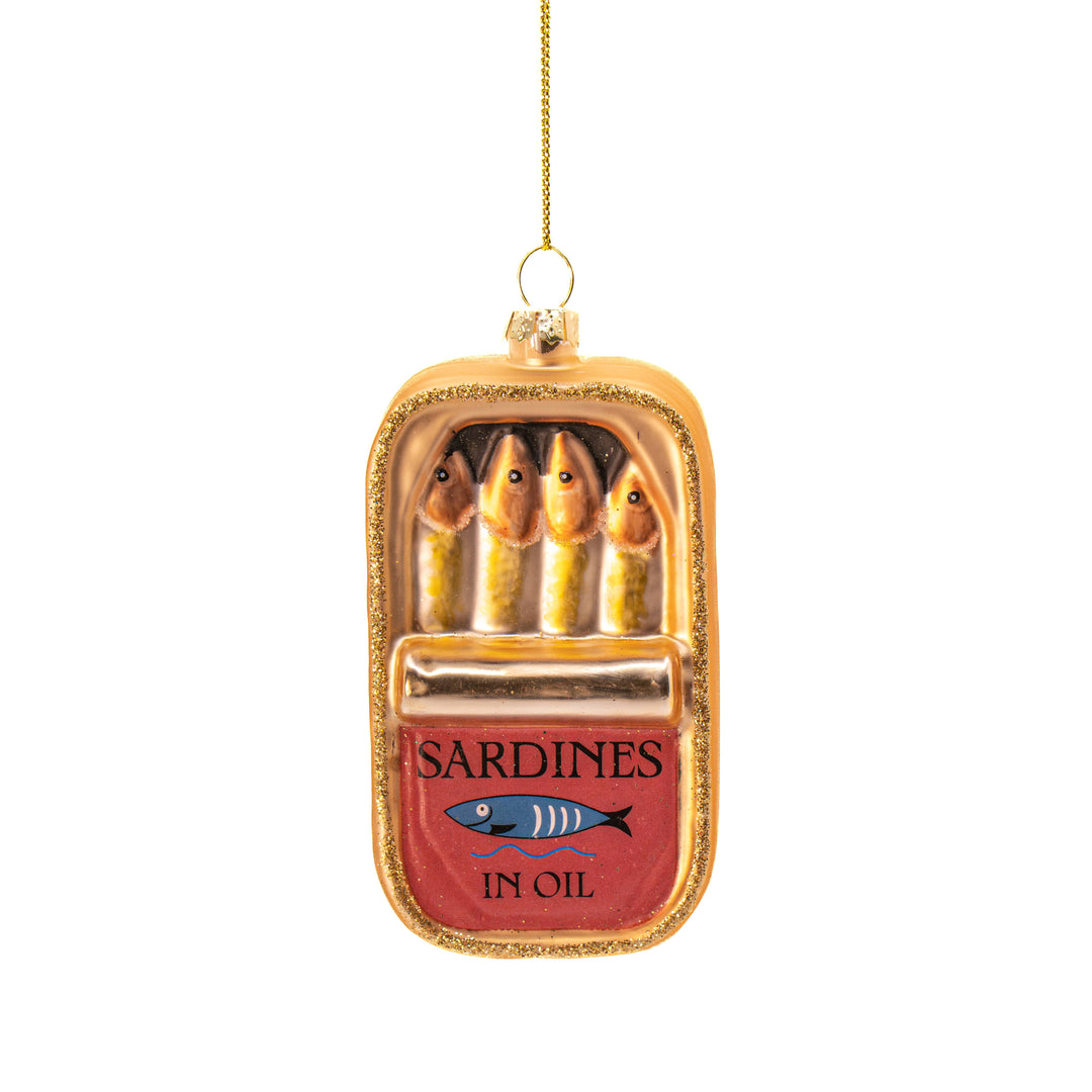Lata de Sardinas colgante de cristal - Adorno Navidad